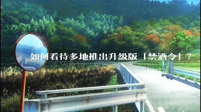 如何看待多地推出升级版「禁酒令」？
